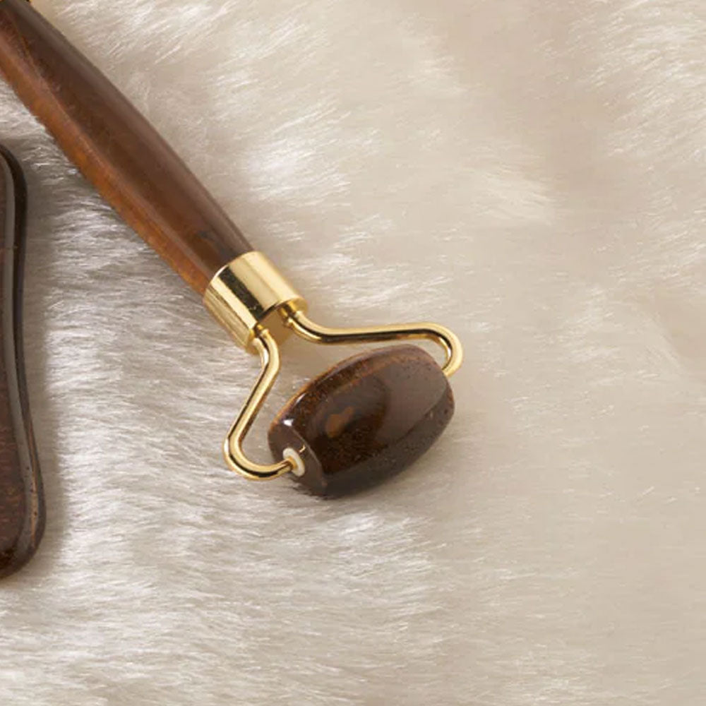 Tiger Eye Guasha & Face Massage Roller