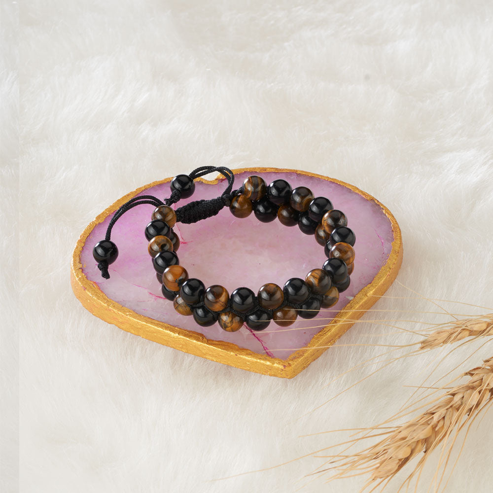 Amazon.com: Crystal Vibe 8mm Beads Tiger Eye Bracelet for Women Men - Tiger  Eye Crystal Bracelet for Spiritual Healing Positive Energy : Handmade  Products